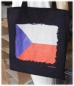 Preview: Tschechien - Flagbag Tasche mit Flagge Schwarz