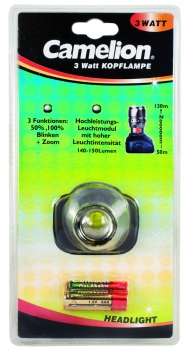 Preview: LED Stirnleuchte CT4007 1 x 3 Watt LED