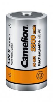 Preview: Camelion 2500 mAh NiMh Baby C R14 2er Blister Akkus