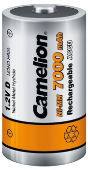 Preview: Camelion 7000 mAh NiMh Mono D R20 2er Blister Akkus