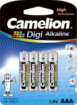 Camelion Digi Alkaline Batterie Micro AAA R03 4er Blister