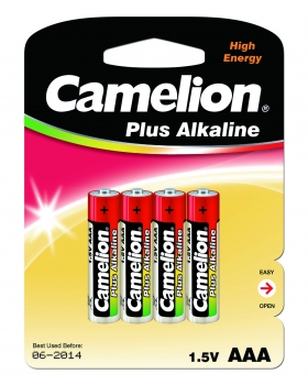 Camelion Plus Alkaline Batterie Micro AAA R03 4er Blister