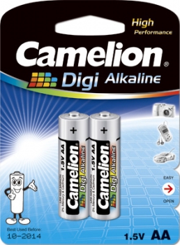 Camelion Digi Alkaline Batterie Mignon AA R06 2er Blister