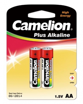 Camelion Plus Alkaline Batterie Mignon AA R06 2er Blister