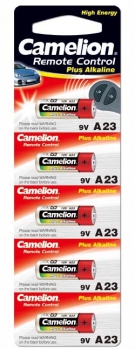 A23 / LR23A / 12 V  PLUS ALKALINE 5er Blister von Camelion