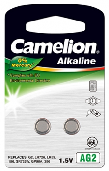 Camelion Knopfzellen AG2 LR726 G2 LR59 196 SR726W Alkaline 0% HG Uhren Batterien 