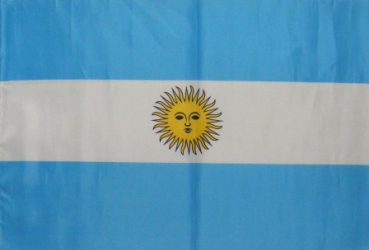 Argentinien Fahne Flagge ca. 90 x 150 cm mit  Hohlsaum