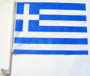 Griechenland Autofahne ca. 30 x 45 cm
