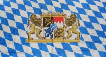 Bayern Fahne Flagge ca. 90 x 150 cm mit  Ösen