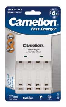 Schnell - Ladegerät für 2 oder 4 Akkus Mignon AA / Micro AAA Camelion BC-1002A