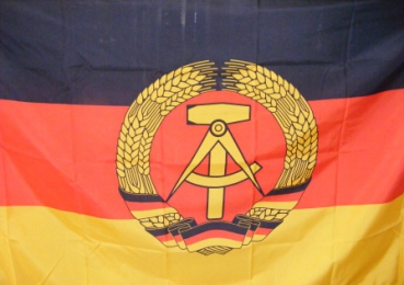 DDR Fahne Flagge ca. 90 x 150 cm mit  Ösen