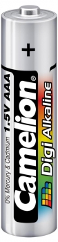 Preview: Camelion Digi Alkaline Batterie Micro AAA R03 2er Blister