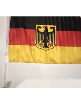 10 x Deutschland mit Adler Stabfahne ca. 30 x 45 cm