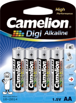 Camelion Digi Alkaline Batterie Mignon AA R06 4er Blister