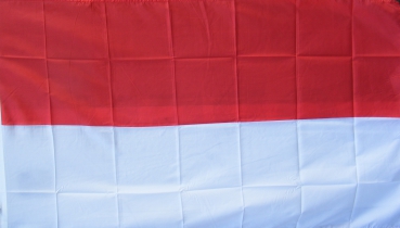 Monaco Fahne Flagge ca. 90 x 150 cm mit  Ösen