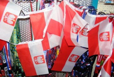 Polen Flaggengirlande ca. 5m
