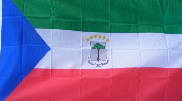 Äquatorial Guinea Fahne Flagge ca. 90 x 150 cm mit  Ösen