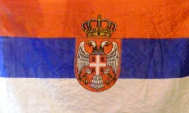 Serbien Fahne Flagge ca. 90 x 150 cm mit  Hohlsaum