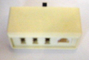 Preview: TAE Telefon-Adapter F-Stecker - NFF+6P4C Buchse