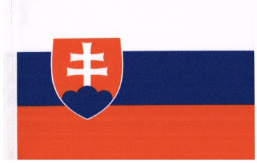 Tischfahne Slowakei ca. 15 x 22,5 cm von profimaterial