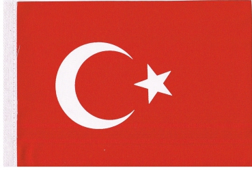 Tischfahne Türkei ca. 15 x 22,5 cm von profimaterial
