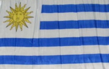 Uruguay Fahne Flagge ca. 90 x 150 cm mit  Ösen