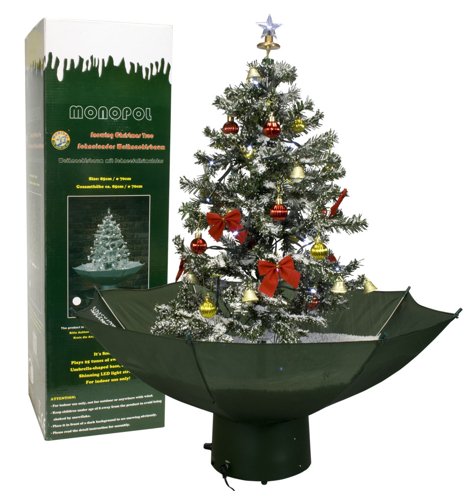 Schneiender Weihnachtsbaum 75cm in grün