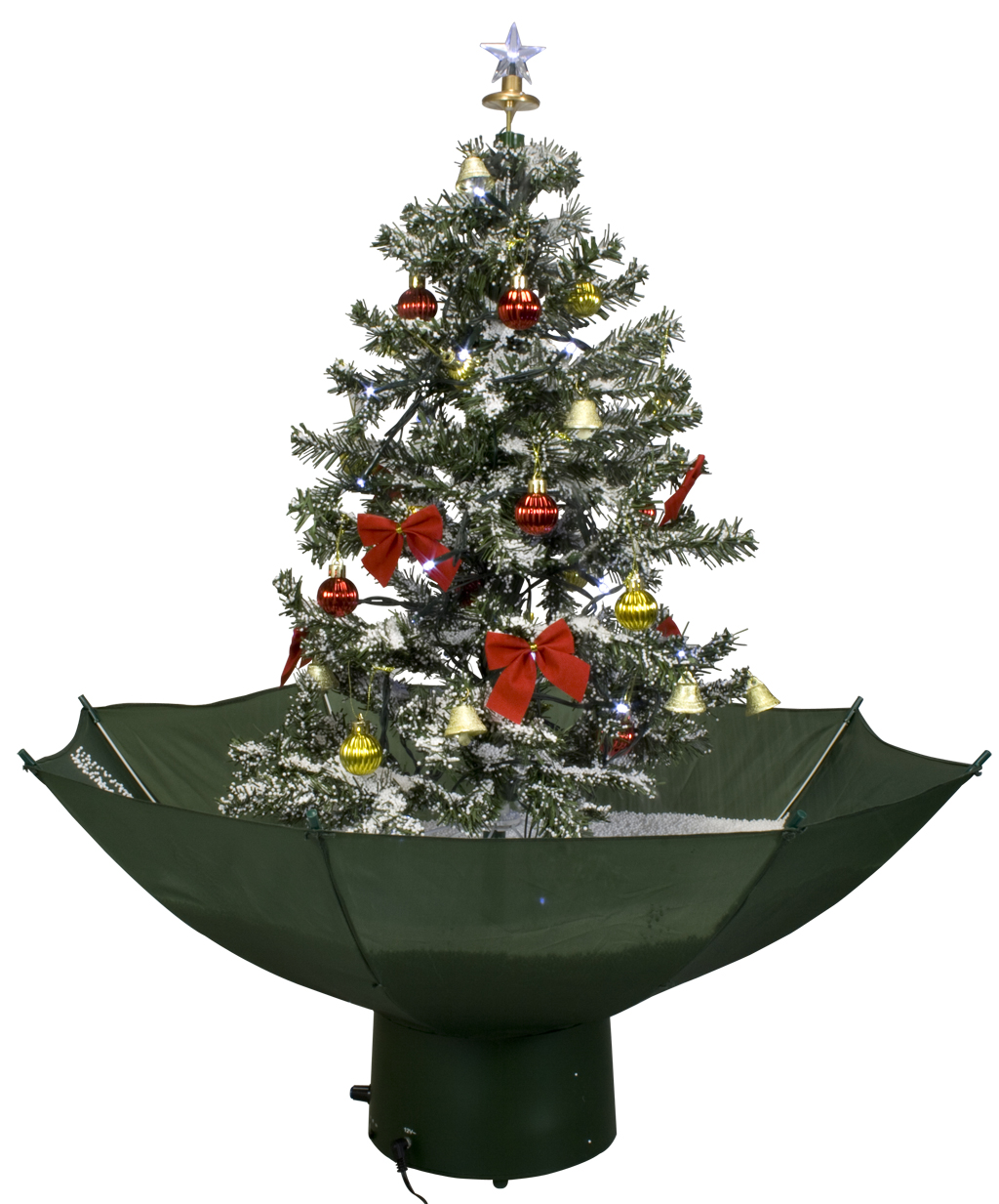 Schneiender Weihnachtsbaum 75cm in grün