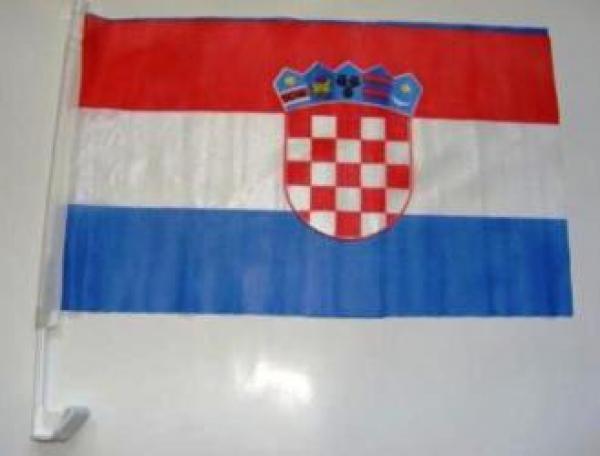 Kroatien Autofahne ca. 30 x 45 cm