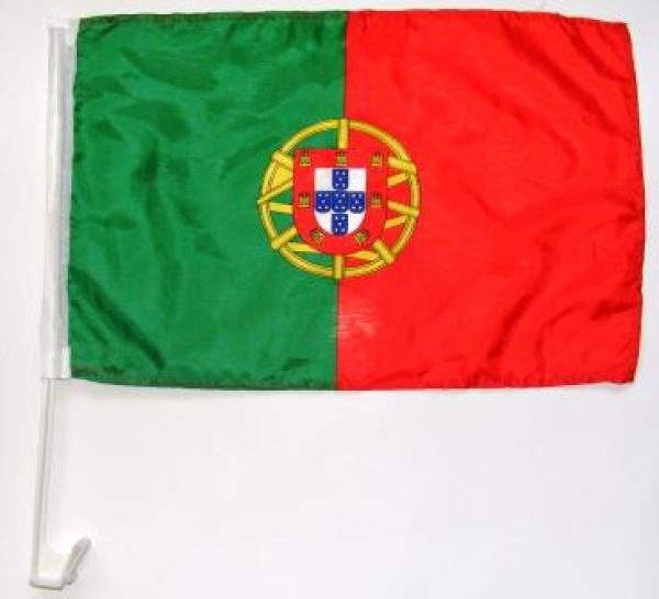 Portugal Autofahne ca. 30 x 45 cm