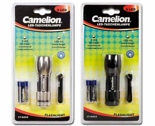 Camelion CT4004 Aluminium 9 x LED