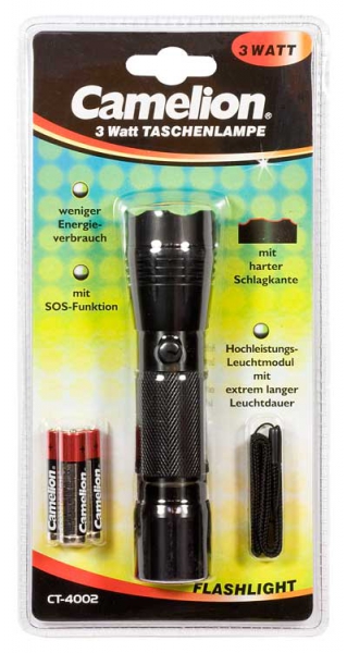 Camelion CT4002 Aluminium 3 Watt