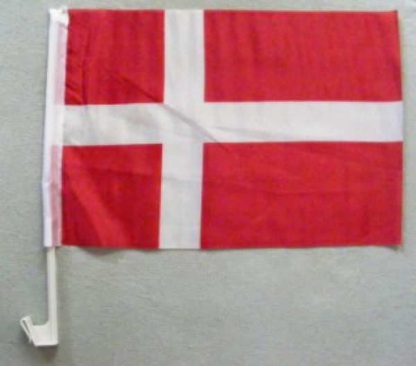 Dänemark Autofahne ca. 30 x 45 cm