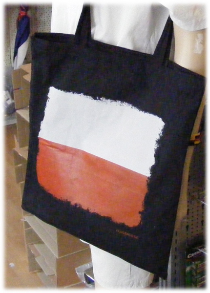 Polen - Flagbag Tasche mit Flagge Schwarz