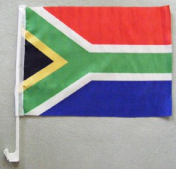 Südafrika Autofahne ca. 30 x 45 cm