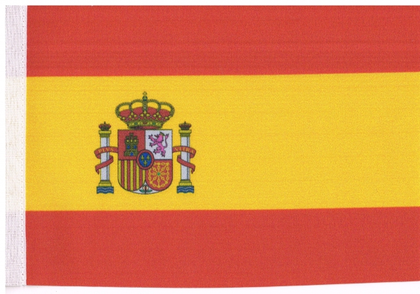 Tischfahne Spanien ca. 15 x 22,5 cm von profimaterial