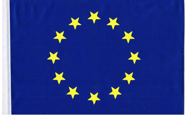 Tischfahne Europa ca. 15 x 22,5 cm von profimaterial